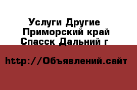 Услуги Другие. Приморский край,Спасск-Дальний г.